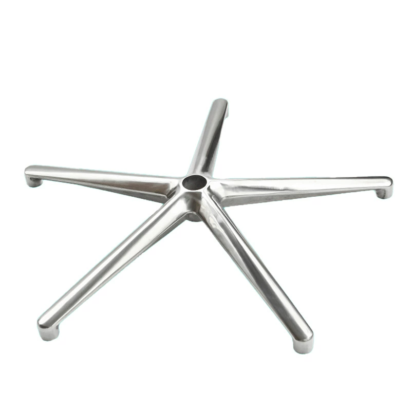 Фабрика алюминиевого сплава литья пятизвездочного кресла для отдыха ноги офисное кресло ноги 38 отверстия ноги