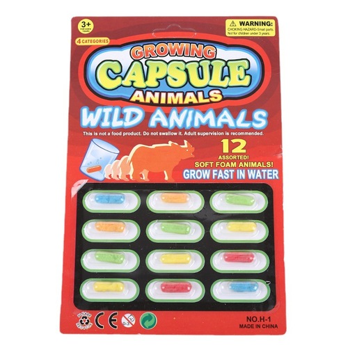 Cross-border water-expanding animal dinosaur capsule expansion toy unicorn mermaid capsule expansion small toy