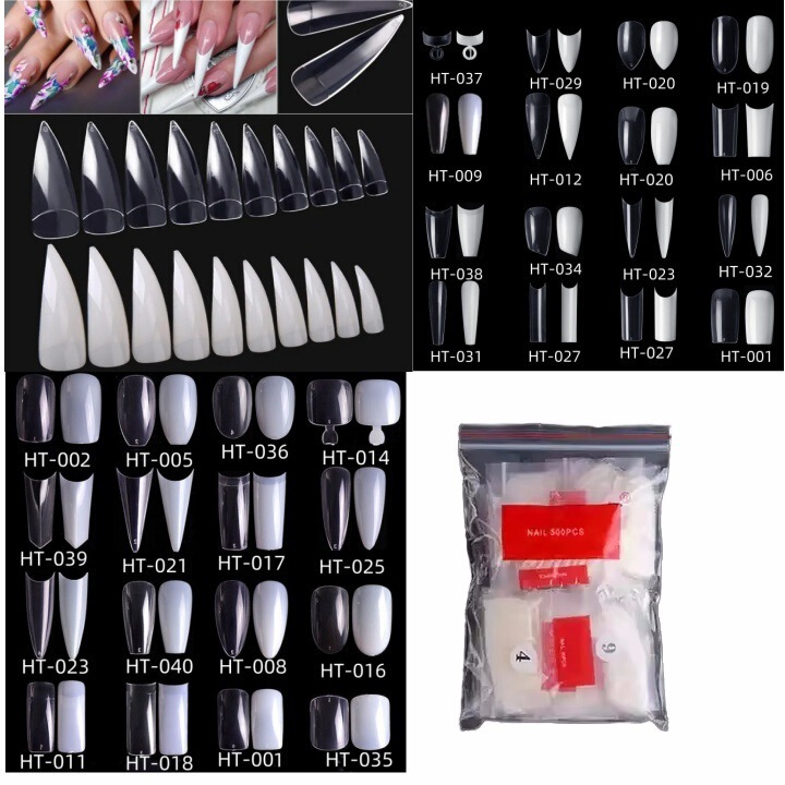 Manufacturers Wholesale Half Cover Plastic Acrylic Stiletto Heels Eagle Claw Design Artificial Nail Tips 500Pcs/Box Nail Art Manufacturers Wholesale Half Cover Plastic Acrylic Stiletto Heels Eagle Claw Design Artificial Nail Tips 500Pcs/Box Nail Art