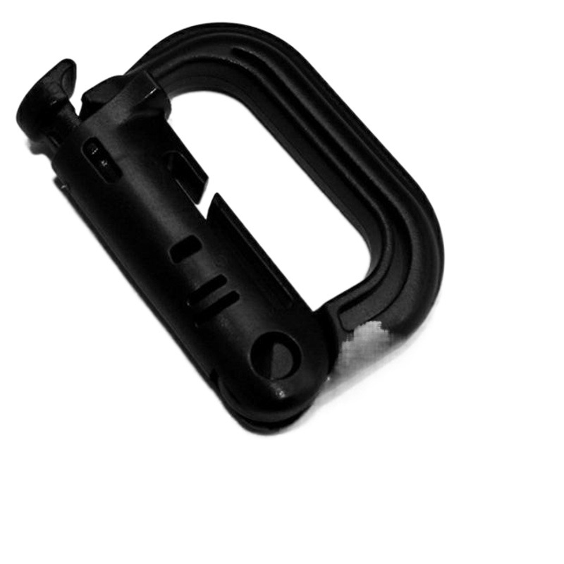 Manufacturer's Ready-Made Outdoor Mountaineering Backpack Multi-Purpose Hanging Buckle Press to Open High-Strength Lightweight Lightweight Plastic D Buckle