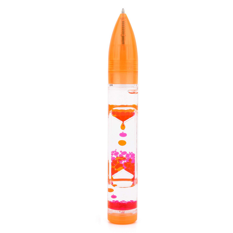 Orange coloured pencils drop-shaped