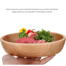 木质手工雕刻碗 水果小吃装饰碗 适合茶几 客厅婚礼中心装饰