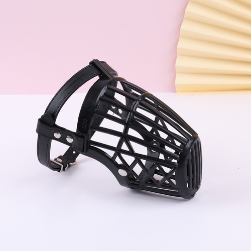 Breathable dog muzzle soft plastic pet muzzle dog golden retriever anti-bite dog muzzle pet supplies