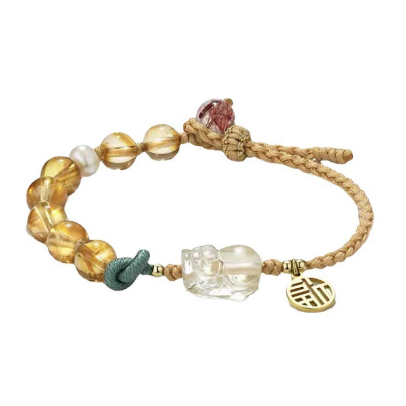 Organic crystal, design fashionable accessories, accessory, bracelet, simple and elegant design