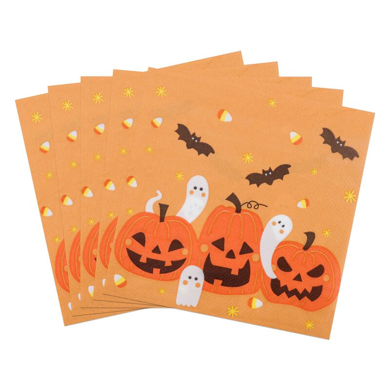 Cross-Border Halloween Candy Disposable Square Napkins Holiday Party Pumpkin Printed Napkins Dinner Party Set Party Cross-Border Halloween Candy Disposable Square Napkins Holiday Party Pumpkin Printed Napkins Dinner Party Set Party