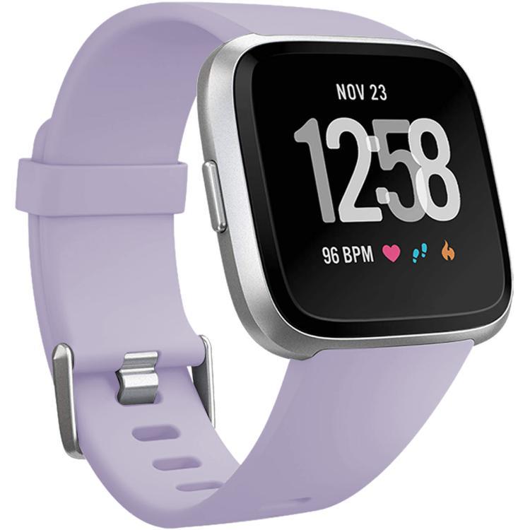 Para Fitbit Versa 2 / Versa / Versa Lite xDfind agujero plano sólido silicio S