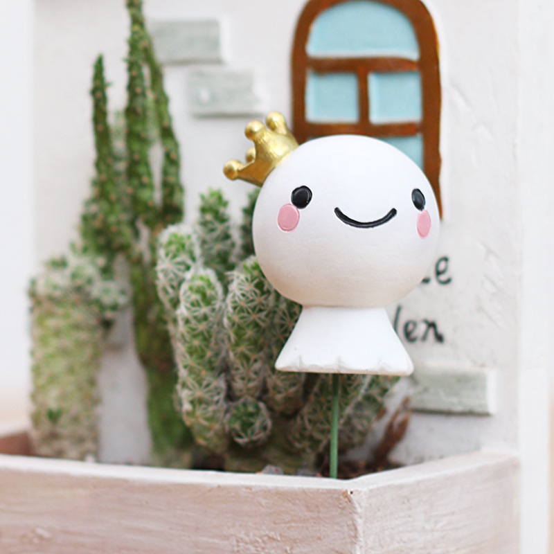INS resina creativa suculenta maceta decoración titular de la flor Linda muñeca soleada jardinería florero decoraciones personalizadas