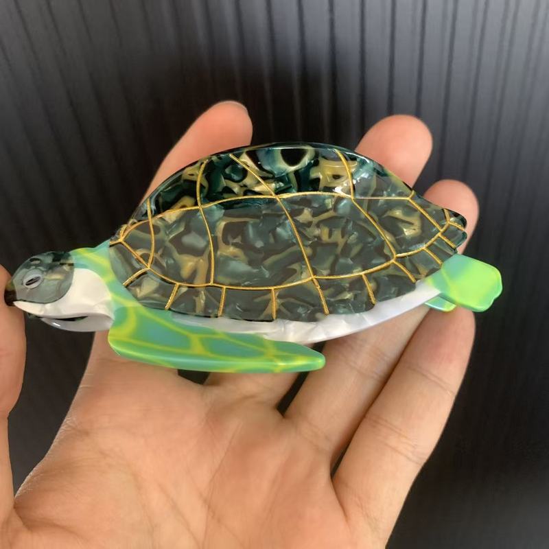 新款卡通动物醋酸小狗海鱼动物系列抓夹可爱百搭碎发发卡发饰批发|undefined