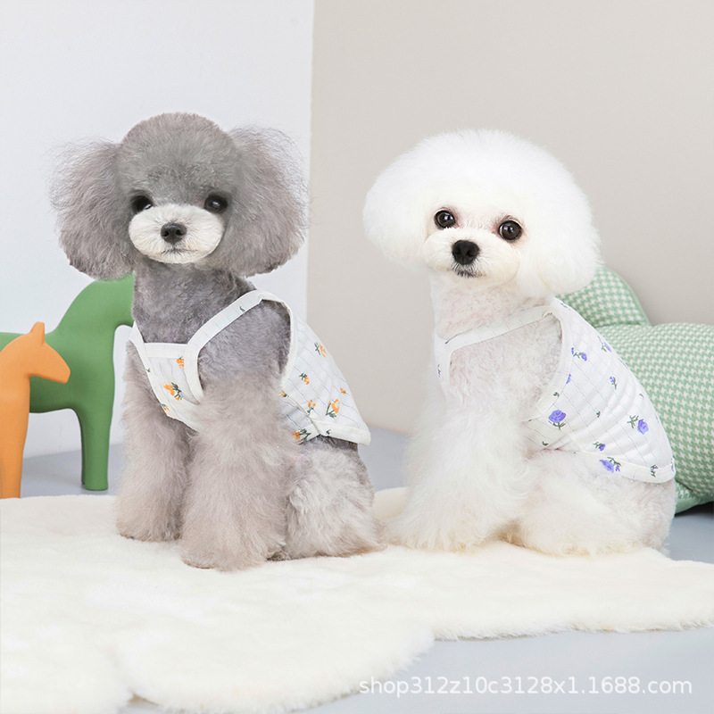 Spring and summer new dog clothes cat clothing pet supplies retro…