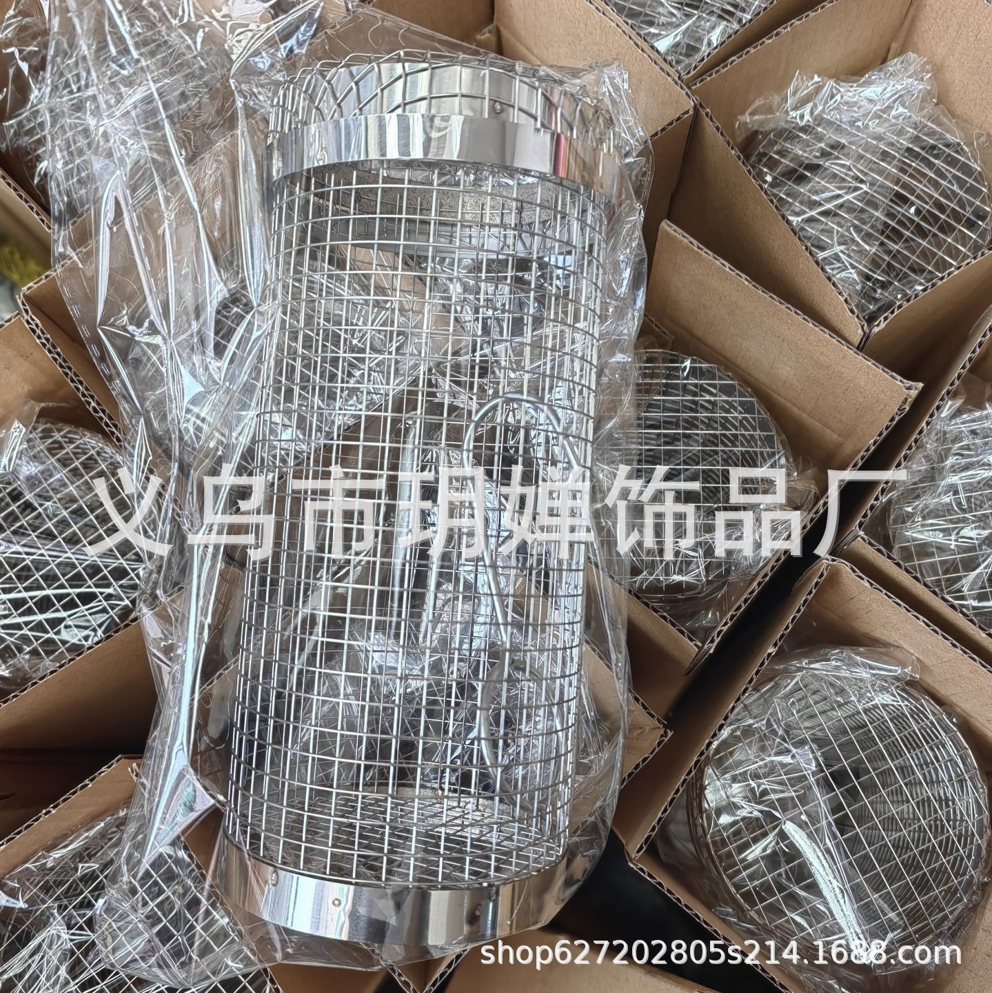 Nuevo cilindro de barbacoa de acero inoxidable 304 GreatestGrillingBasketEver