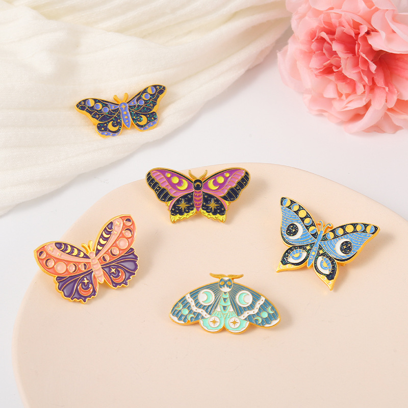 Broches Para Mujer De Aleación De Mariposa A La Moda display picture 3