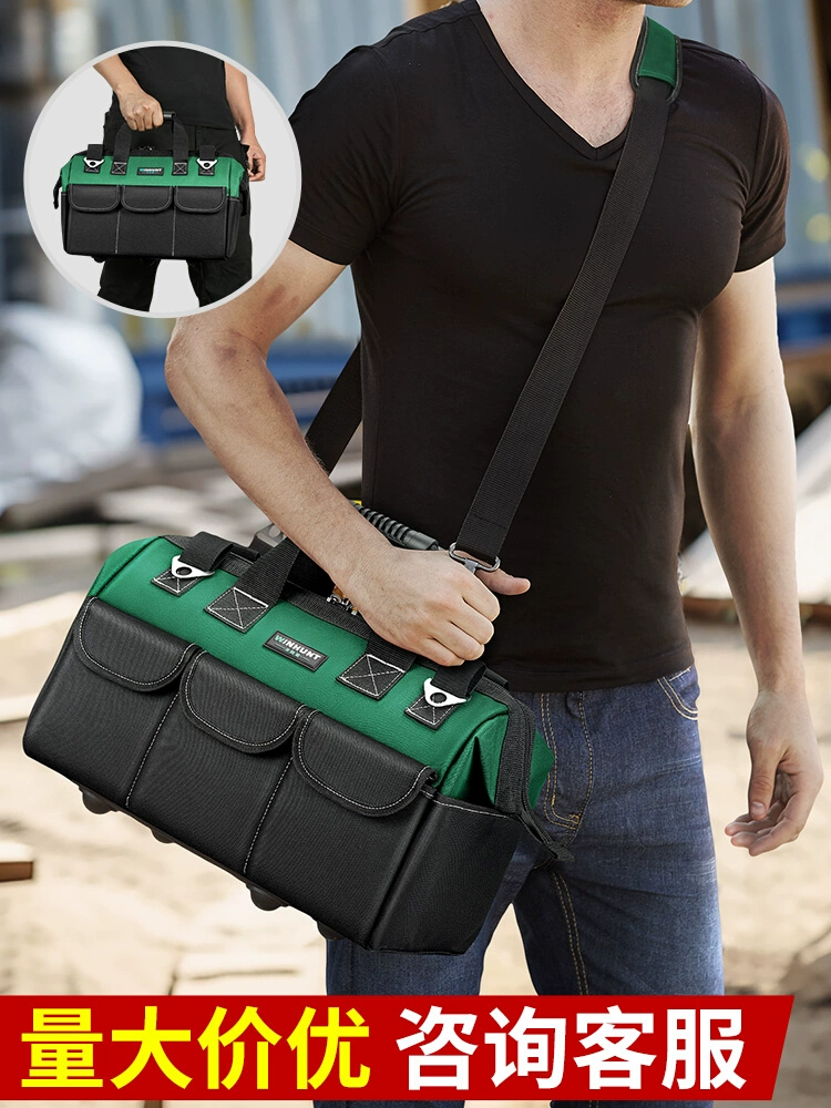 Новая сумка Changshuke для деревообработки, холст в стиле электрика, утолщенная, прочная и долговечная портативная сумка для хранения инструментов
