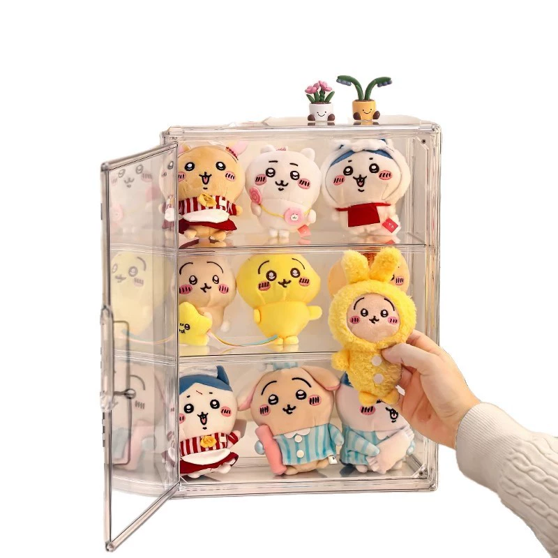 Transparent stand, doll, acrylic storage box, cotton pendant