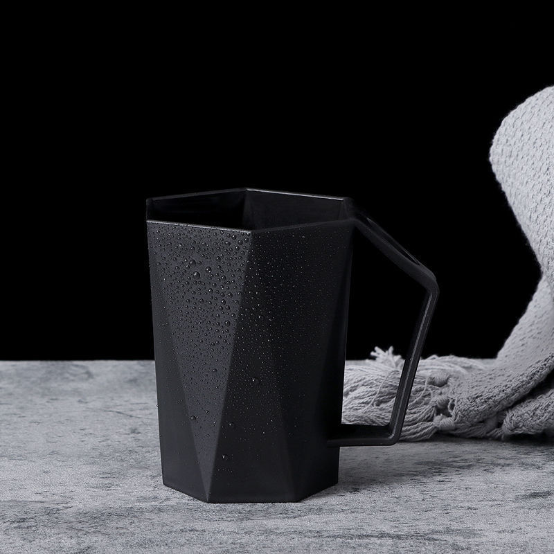 Diamantformad tandborstkopp med handtag för badrummet stilren_voghion.com