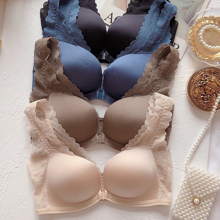 6319 Genuine Front Button Adjustable Intimates for Women to Push up Small Breasts and Shrink Secondary Breasts, Seamless and Wire-Free Beautiful Back Bra