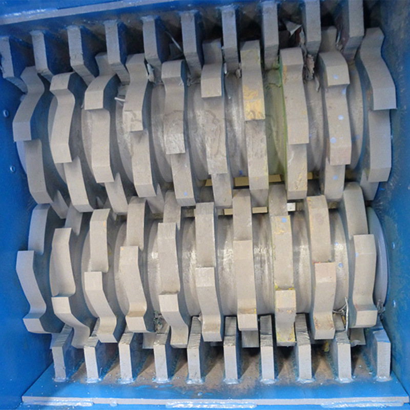 小型单轴撕碎机厂家 橡胶块粉碎设备 塑料编织袋尼龙网撕碎机