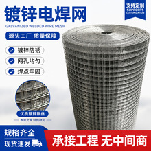 定制热镀锌电焊网内墙挂网粉墙防裂外墙地暖保温钢丝网养殖铁丝网