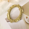 Golden retro photo frame, props suitable for photo sessions, jewelry, European style