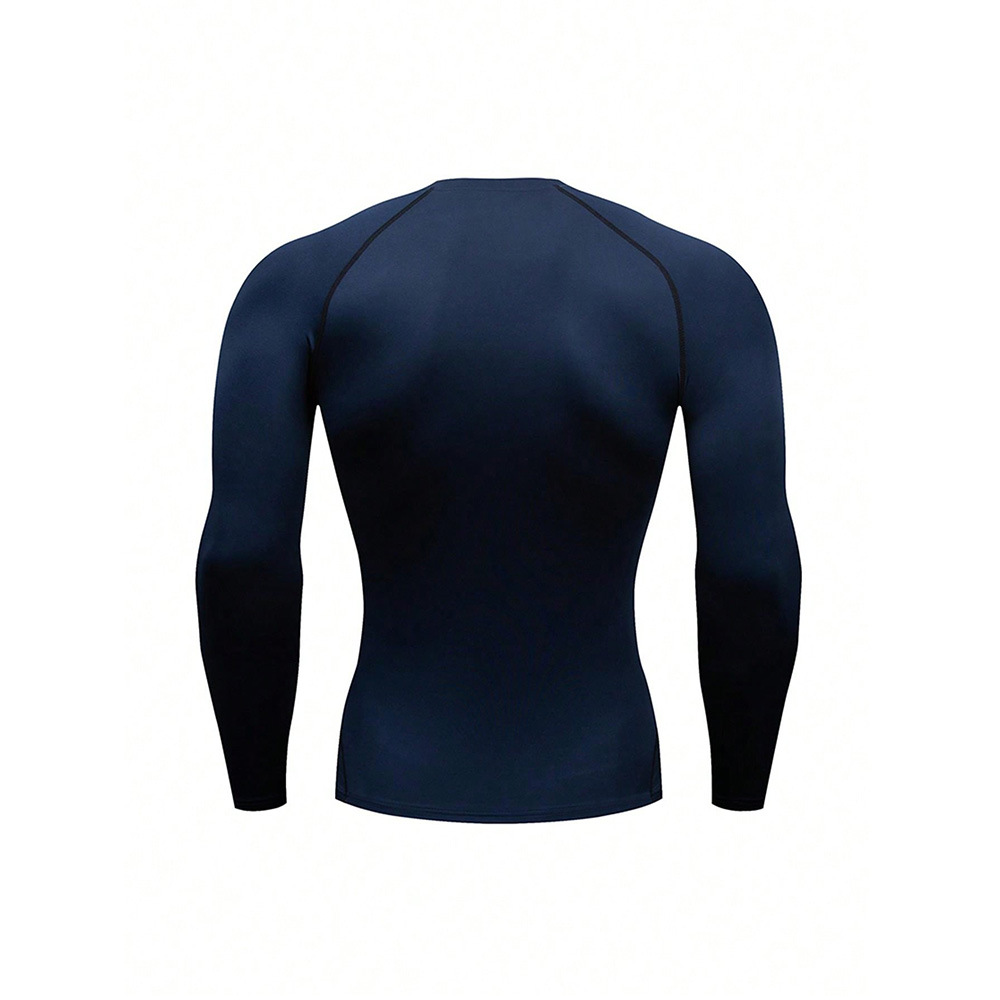 Men's Long Sleeve Sports Base Layer Breathable Quick Drying Top_voghion.com