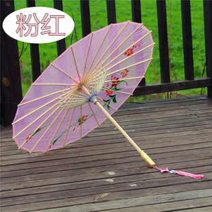 Rainproof and Sunproof Antique Oil-Paper Umbrella, Hotel Decorative Umbrella, Ceiling Chinese Style Classical Umbrella Lamp, Ancient Costume Han Dynasty Umbrella Dance