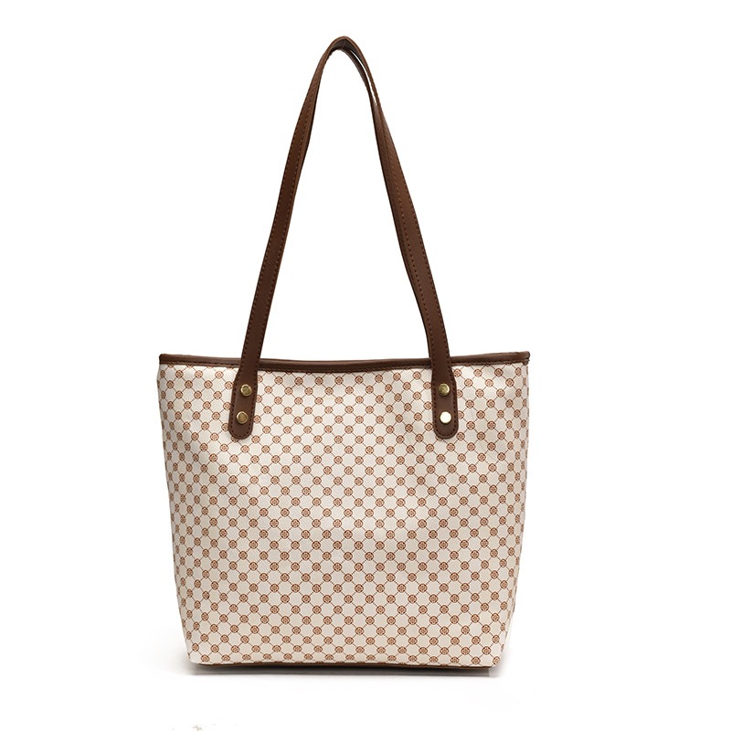 2024 invierno retro bolso de mano de gran capacidad para mujeres nuevas bolsas de brazo de estilo extranjero bolsas de hombro para viajar