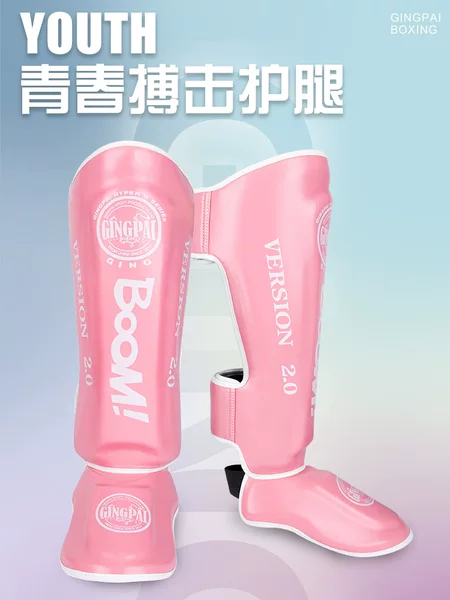 Sanda Fighting Thai Boxing Leggings with Instep Adult Children Female Male Ankle Shin Plate Thickened Training Fighting Taekwondo
