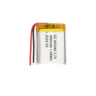 厂家403040聚合物锂电池400mAh 指纹锁灯具 行车记录仪电池3.7V