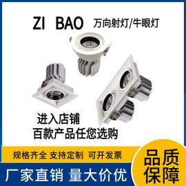 led牛眼射灯嵌入式斗胆灯护眼家用客厅照明嵌入式射灯中山灯具灯