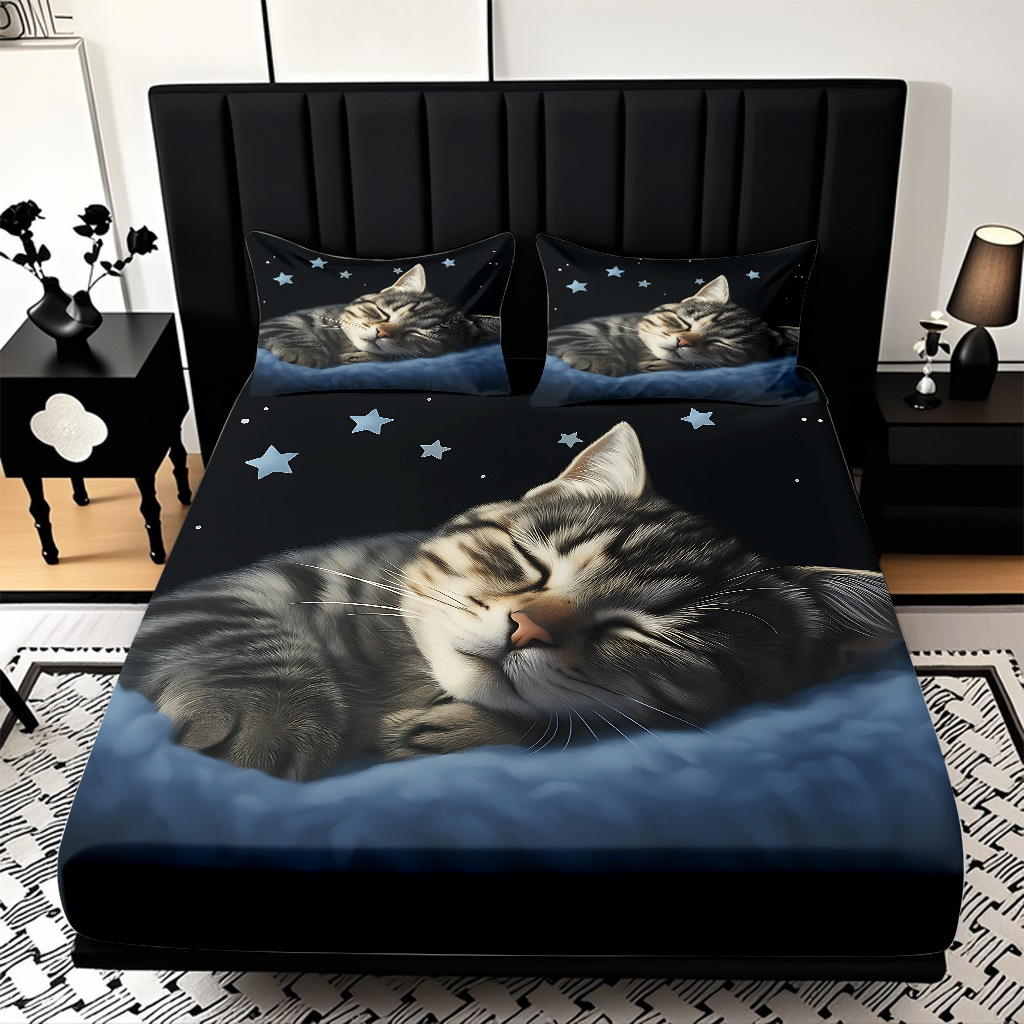 TEMU / JIT Amazon Kitty Pattern Digital Print Pro Skin Bed Kits Fabricante suministro directo transfronterizo