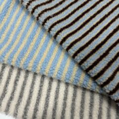 新商品の現物の子羊の毛のストライプのジャカードの粒のカシミヤのプリントの服装の家紡のマフラーの箱の工芸品の生地