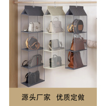 布艺包包挂袋透气网布材质卧室宿舍整理神器可折叠立体式收纳袋