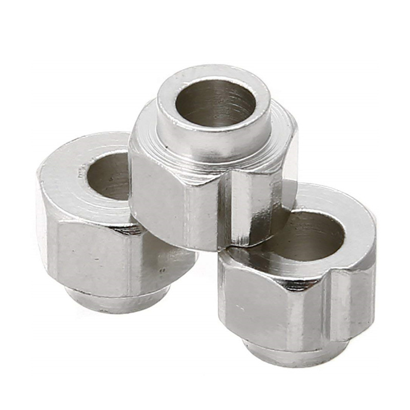 Nut for 3D Printer Carbon Steel Nickel Plated Hexagonal Eccentric Column V-Slot Inner Hole 5MM Precision Step Inner Hole Isolation Accessory