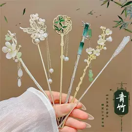 妤悦新中式发簪:国风步摇流苏盘发簪解析