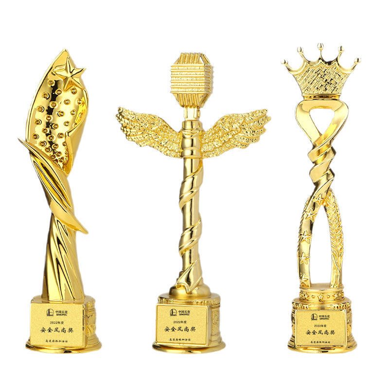 Nuevo trofeo de resina creativo para certificado musical infantil, institución de entrenamiento de danza, modelo de competición de danza