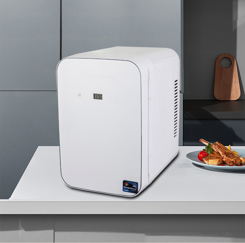 Epp 8L Digital Display Set Temperature Car Mini Refrigerator Dual-purpose Small Household Rental Refrigerator