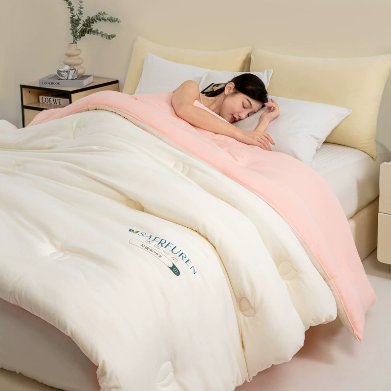 Класс А спать голышом соевое волокно стеганое одеяло зимой утолщенное т warm quilt core весна и осень однослойное кондиционируемое одеяло четыре сезона