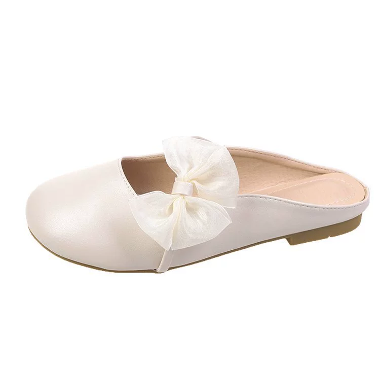 СтилиФэй Soft Soled Sandals 2024 Summer Новый верх Mesh Pearl Туфли с открытым носком полупить без пятки wholesale