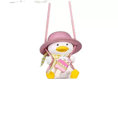 Cartoon Car Decoration for Car Use Car hanging - fat-backpack-pink-hat-ice-cream