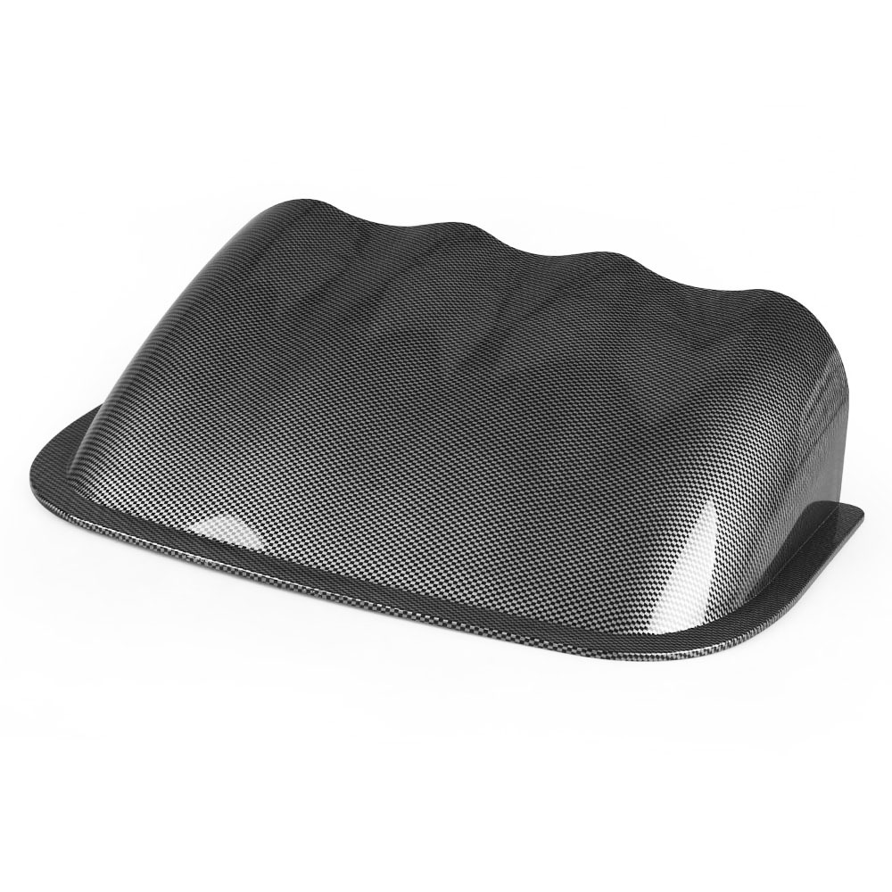 Car Modification Instrument Panel Cover 2inch Black Carbon Pattern 52mm Dual-Hole, Three-Hole, Four-Hole Instrument Panel Cover Stand