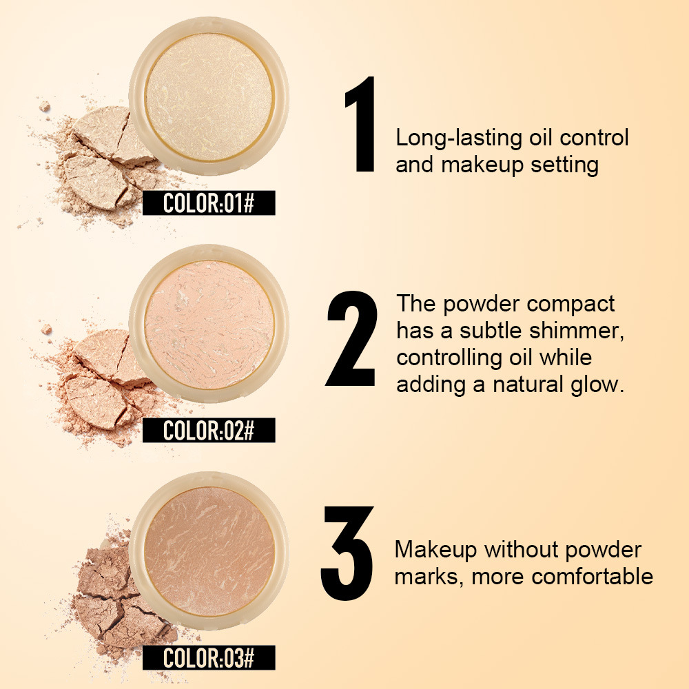 s.f.r color transfronterizo exclusivo para bloqueador de brillo, control de aceite, niebla suave duradera con polvo de maquillaje, polvo de maquillaje