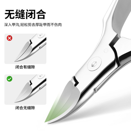 Manufacturer wholesale large nail groove pliers stainless steel nail clippers dead skin pliers manicure tools nail scissors hawkbill pliers