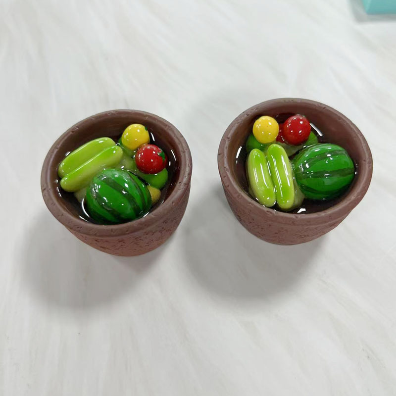 食品玩具樹脂冷蔵庫マグネットシミュレーションかわいいデザート四季菓子お土産中華菓子ギフトボックス磁気ステッカー|undefined