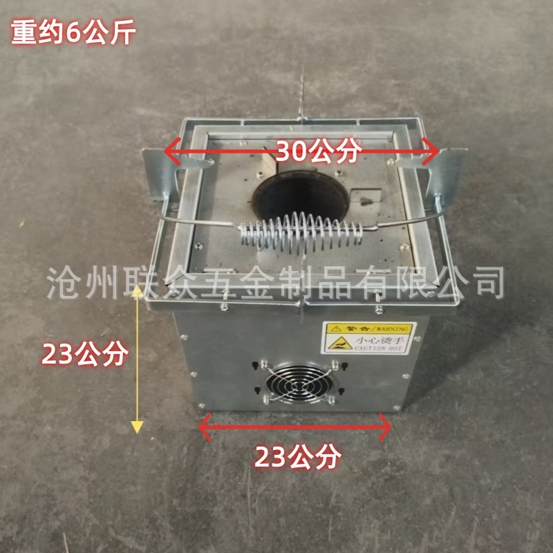 2025 新しい正方形無煙ガス化薪ストーブ屋外ポータブル新しい無煙薪ストーブキャンプペレットストーブ|undefined