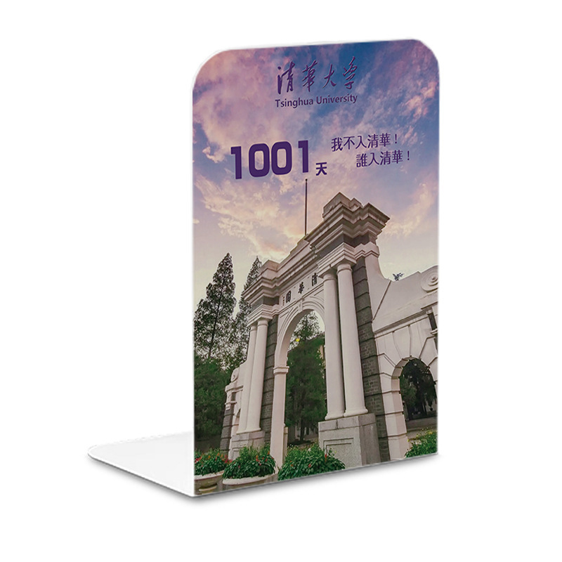 Libro de metal con forma hueca, estante de almacenamiento de libros para estudiantes creativos, libro de oficina de escritorio, personalización al por mayor de soportes para libros