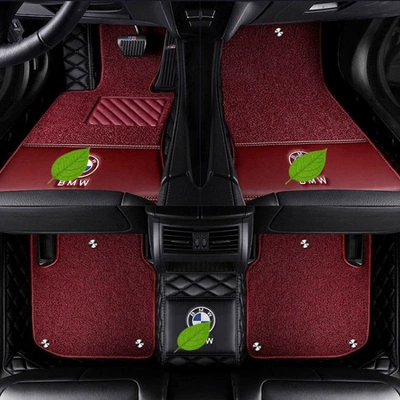 Modelə uyğun ayaqaltı: 530li 320 x1 x3 x5, can - bmw-1-series-double-layer-pure-black-burgundy-silk-loop