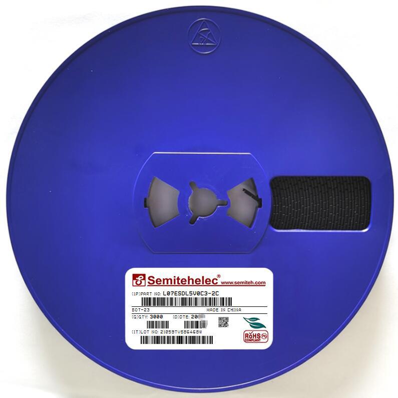 L07ESDL5V0C3-2C ESD/TVS二极管 SOT-23  SEMITEH 全新原装正品