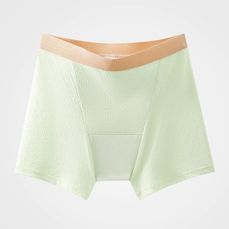 Thin physiological long cotton antibacterial pants, plus size, high waist