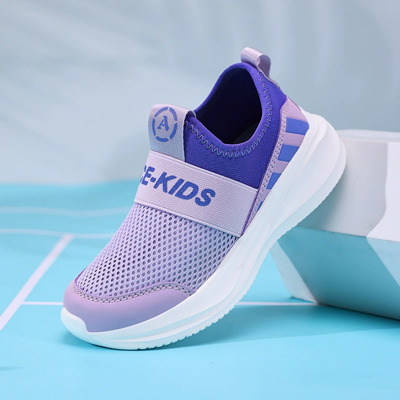 Детская спортивная обувь, летняя обувь с дышащей сеткой, новая обувь для мальчиков и девочек, дышащие легкие повседневные кроссовки