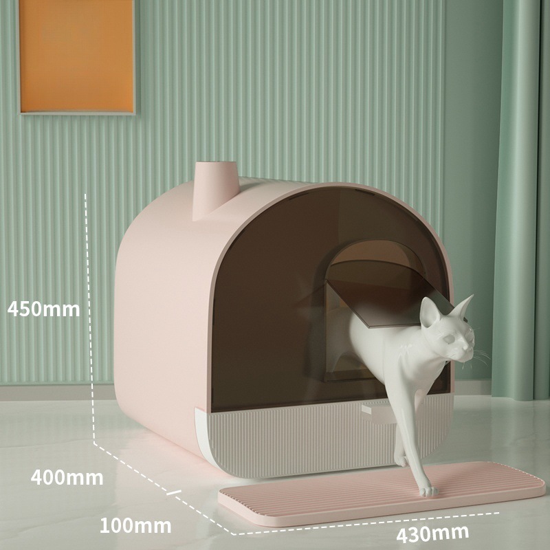特大猫トイレ、完全密閉引き出し式トイレ、防臭・飛沫防止、特大猫トイレ|undefined