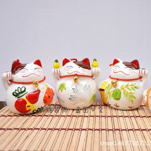 Japanese-style lucky cat piggy bank decoration wedding gift gift gift return daily restaurant barbecue hotel decoration cute